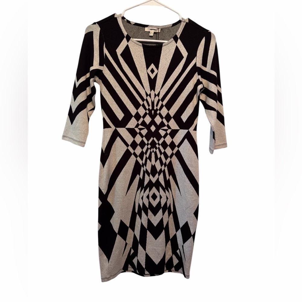 Koton Geometric Patterned Dress size‎ small black and white